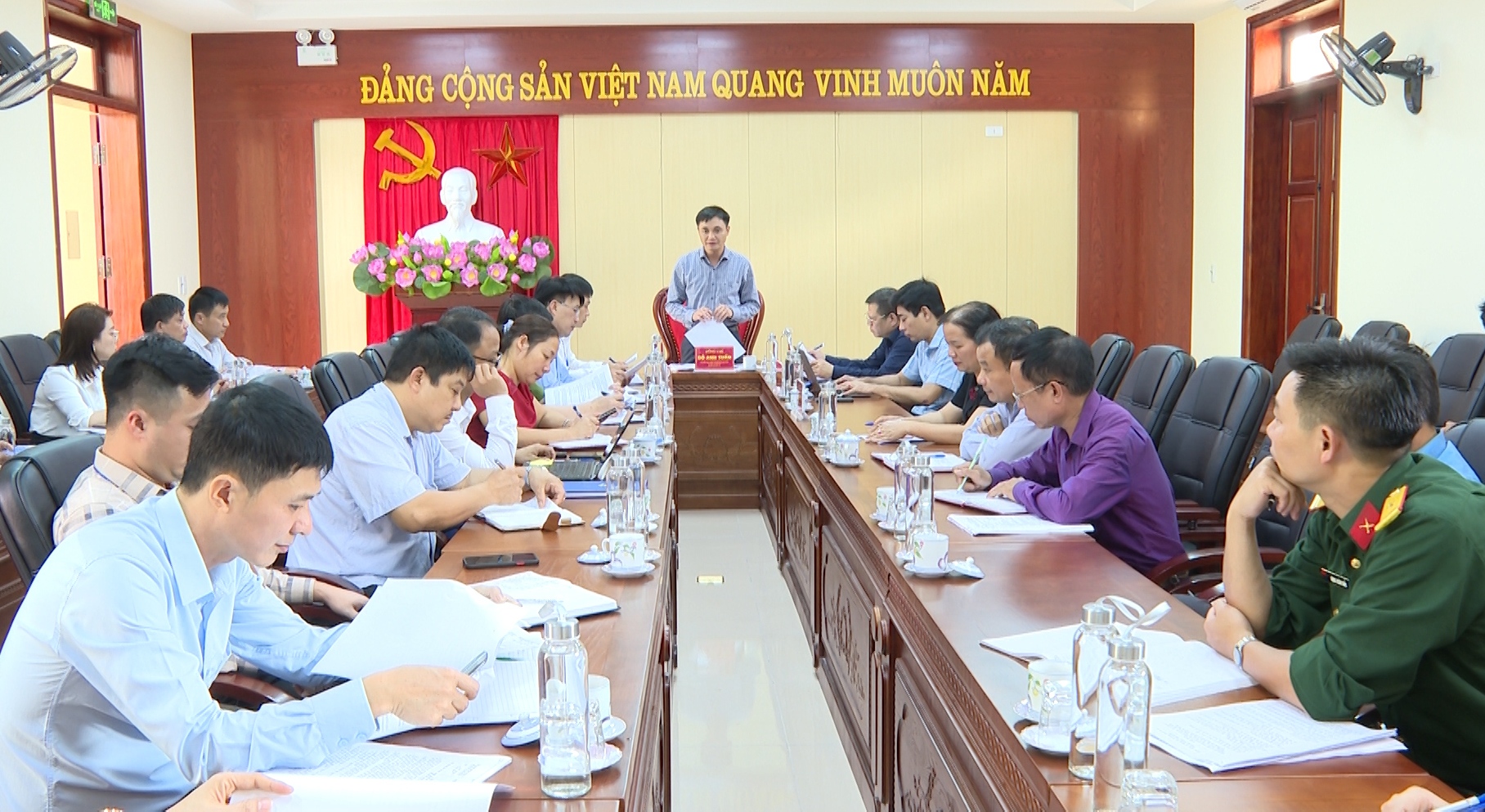 Hội nghị thẩm định xét công nhận NTM xã Phong Quang.