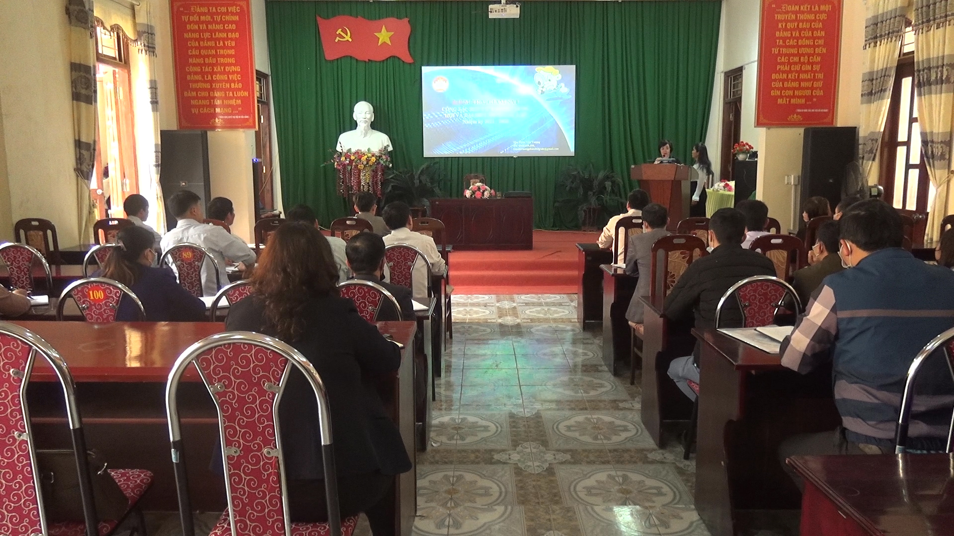 UBMT Tổ quốc Việt Nam huyện Vị Xuyên tập huấn công tác kiểm tra, giám sát bầu cử