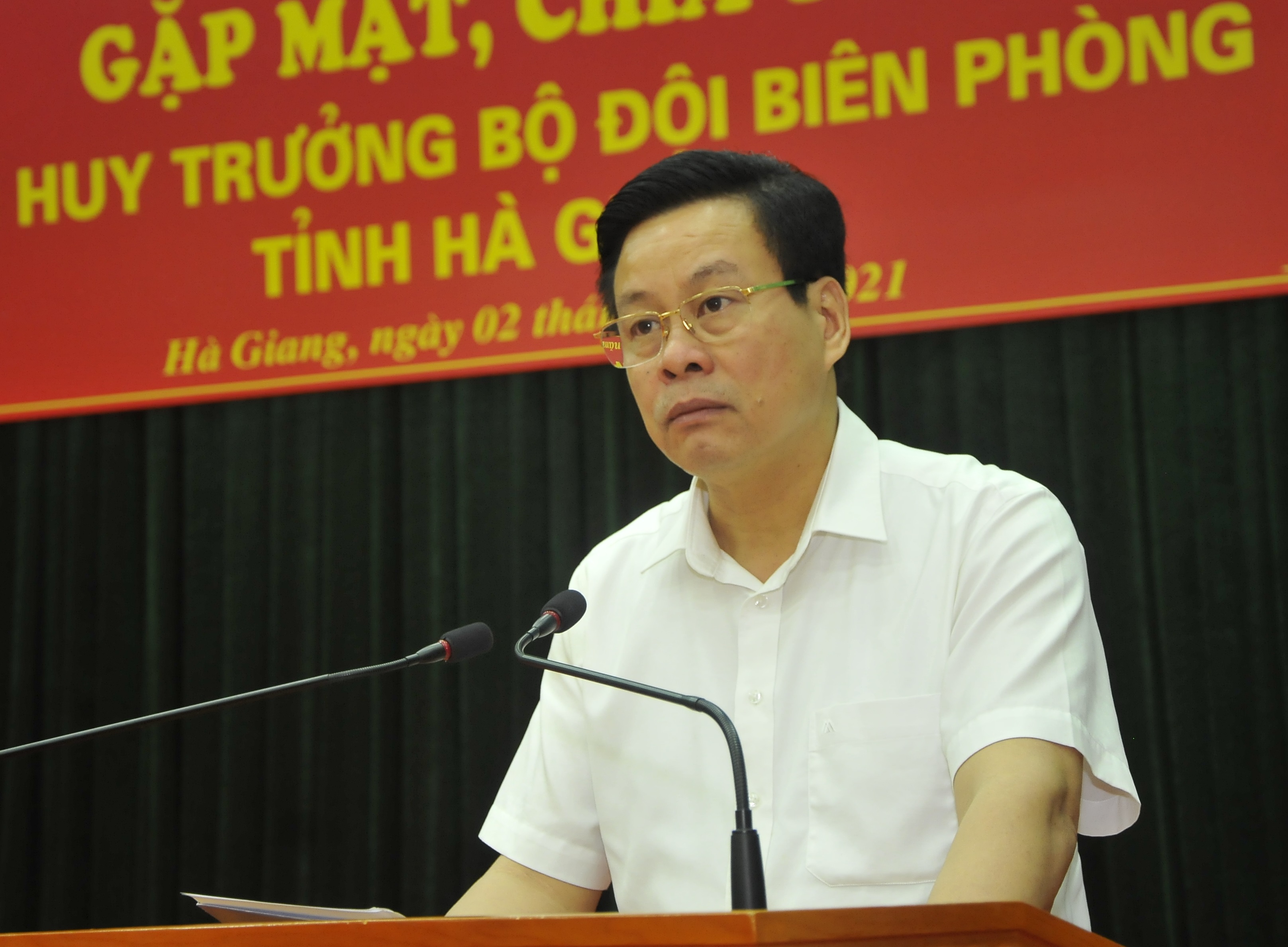 Chủ tịch UBND tỉnh Nguyễn Văn Sơn dự gặp mặt, chia tay Chỉ huy trưởng BĐBP tỉnh